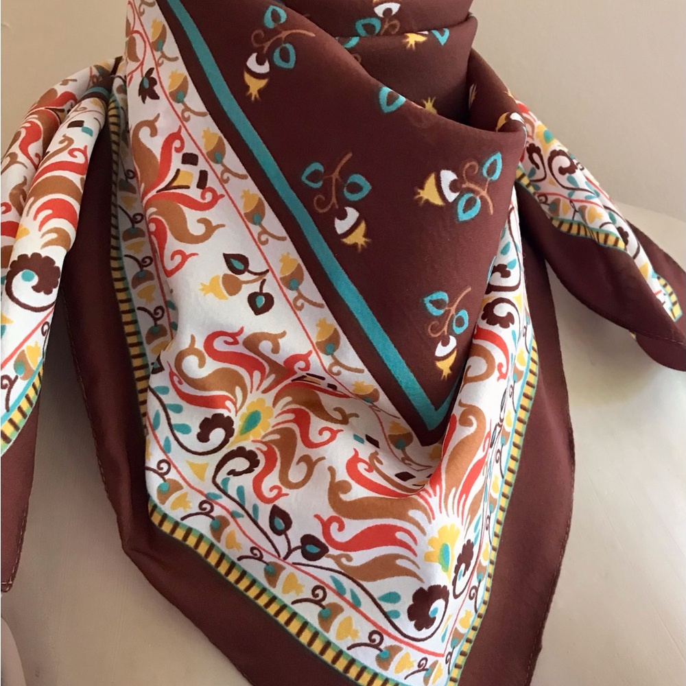 Vintage MONIQUE MARTIN nylon scarf